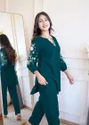 Si 421 Sulb Cotton With Embroidery Work Co Ord Set